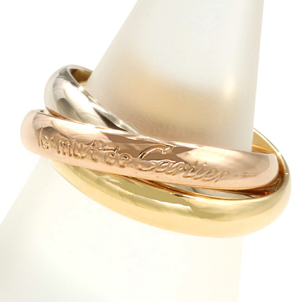 CARTIER 18k Gold Trinity Ring #53